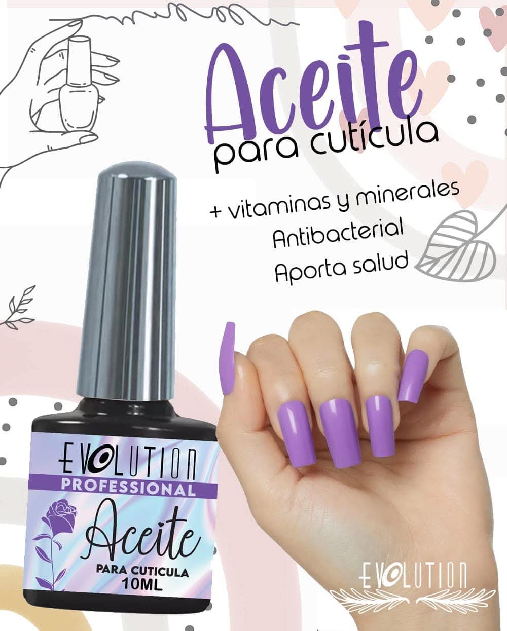 ACEITE CUTÍCULA 10ML EVOLUTION