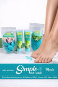 KIT PEDICURE MENTA SAMPLE NATURAL PEQUEÑO