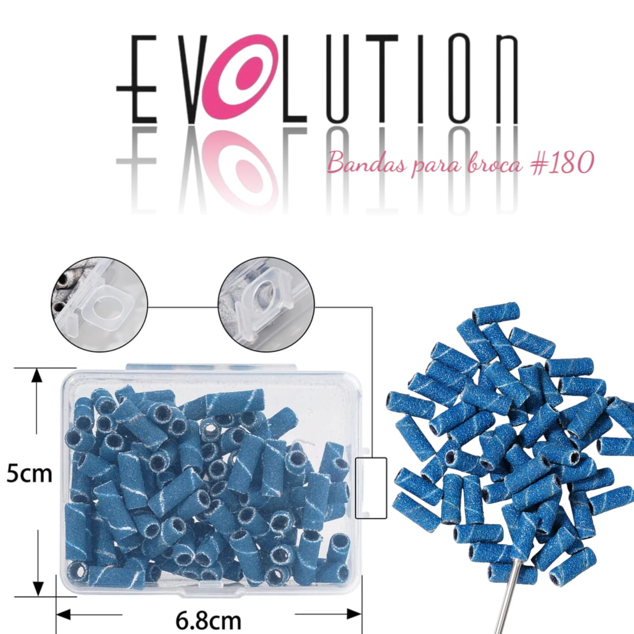 BANDAS PARA BROCAS 180 AZUL