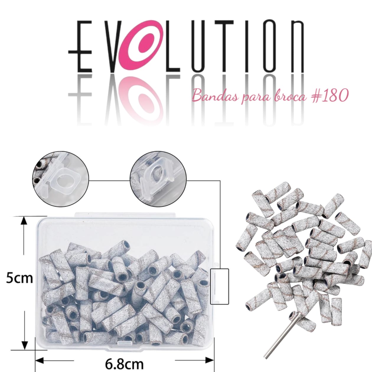 BANDAS PARA BROCAS 180 BLANCO