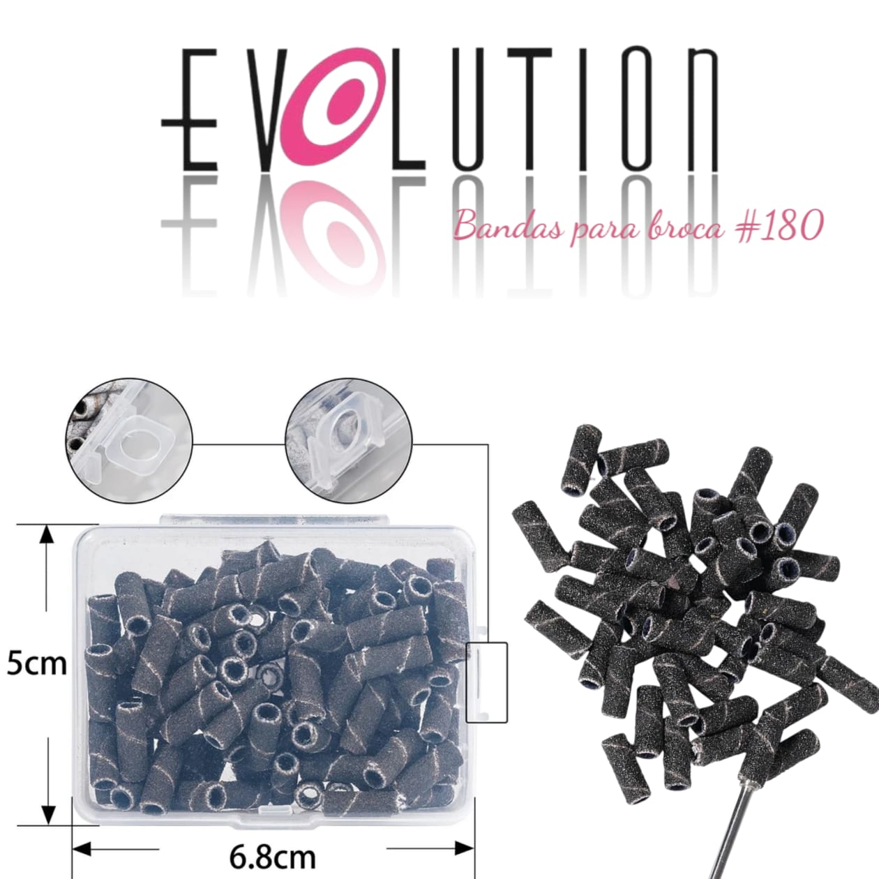 BANDAS PARA BROCAS 180 NEGRO