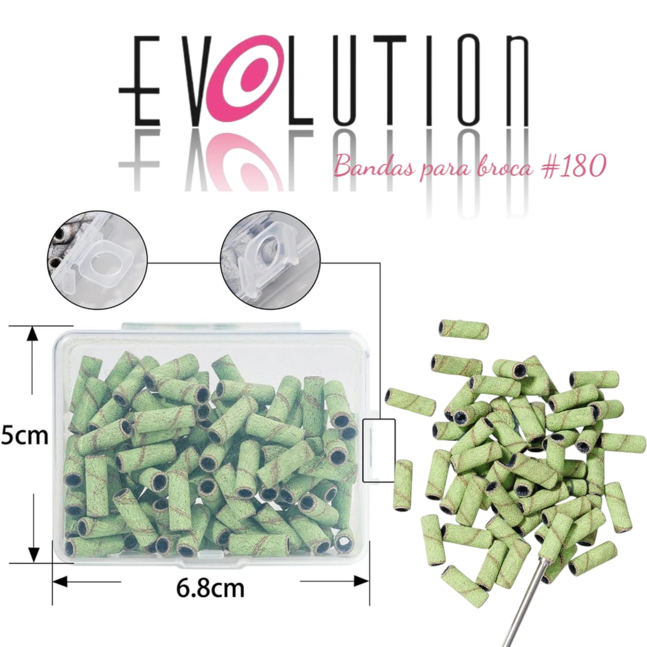 BANDAS PARA BROCAS 180 VERDE