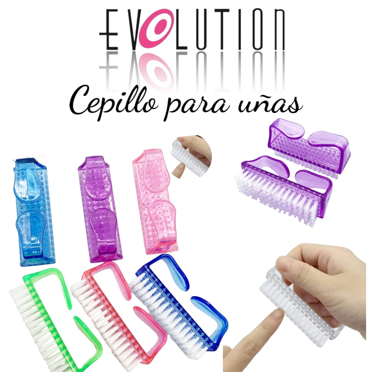 CEPILLO PARA UÑAS DOBLE