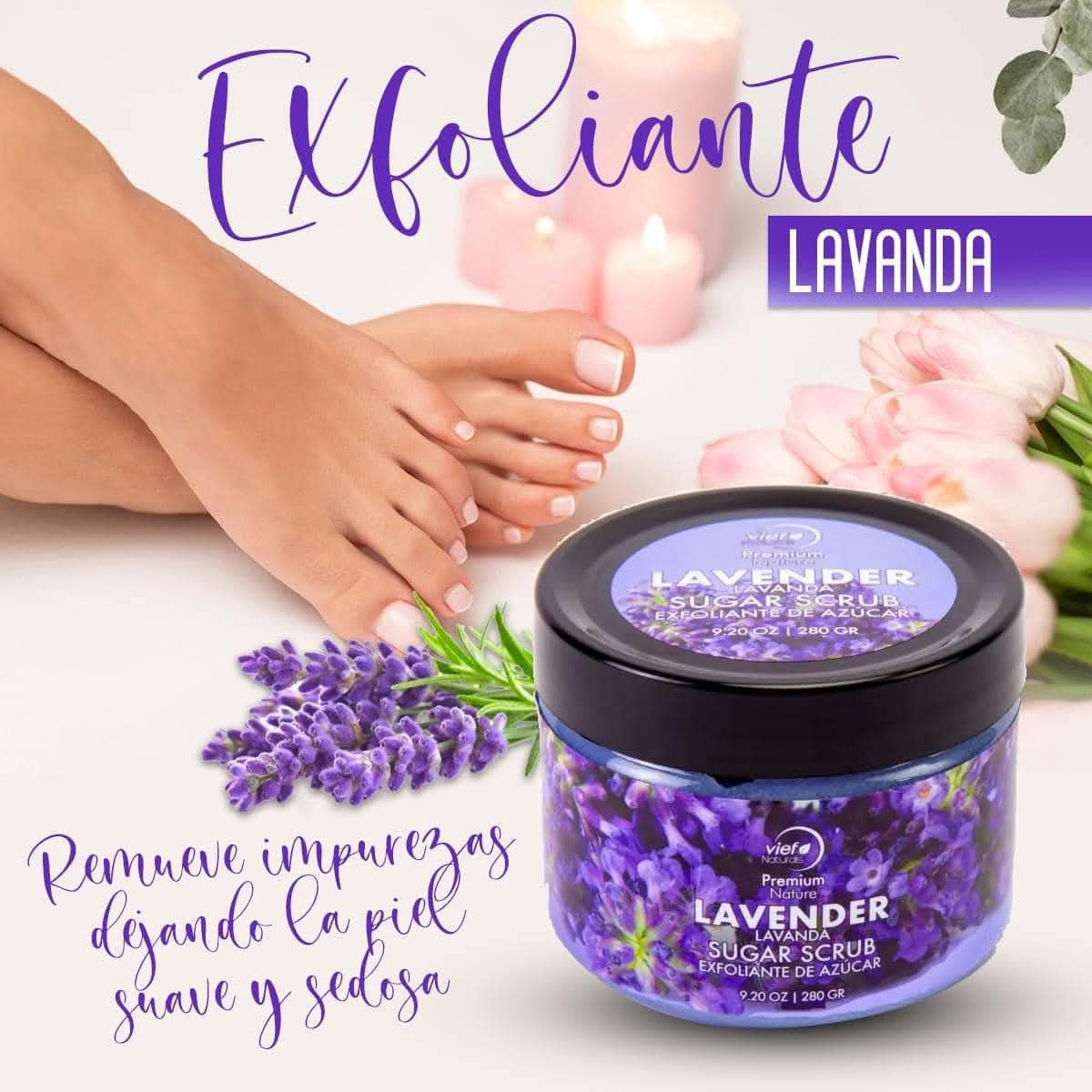 EXFOLIANTES CORPORALES 280G LAVANDA