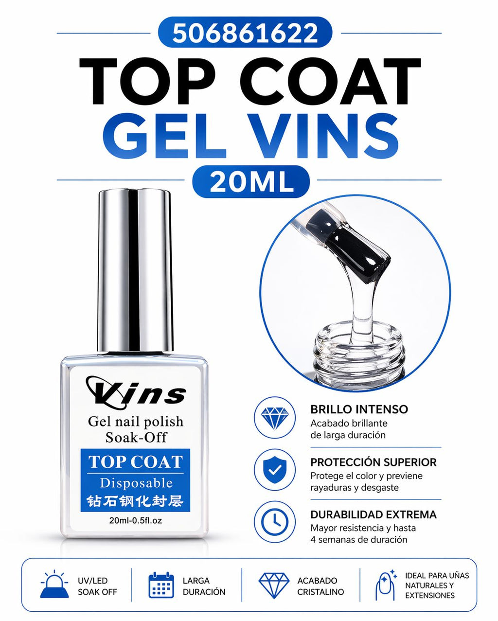 TOP COAT VINS 20ML (0.05OZ)
