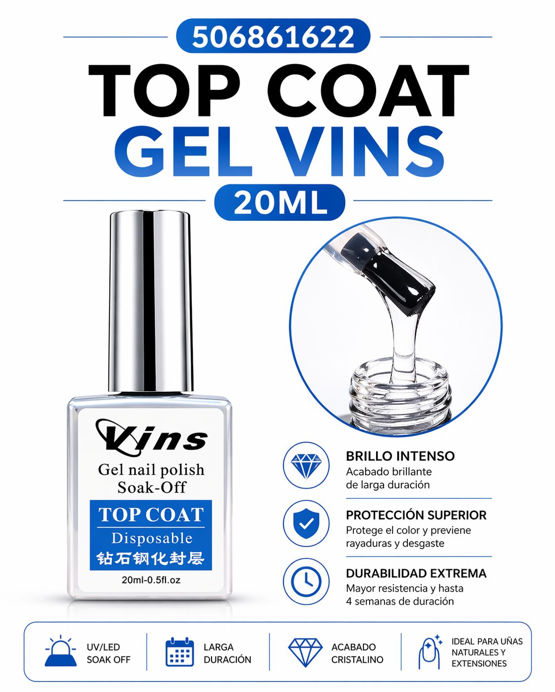 TOP COAT VINS 20ML (0.05OZ)
