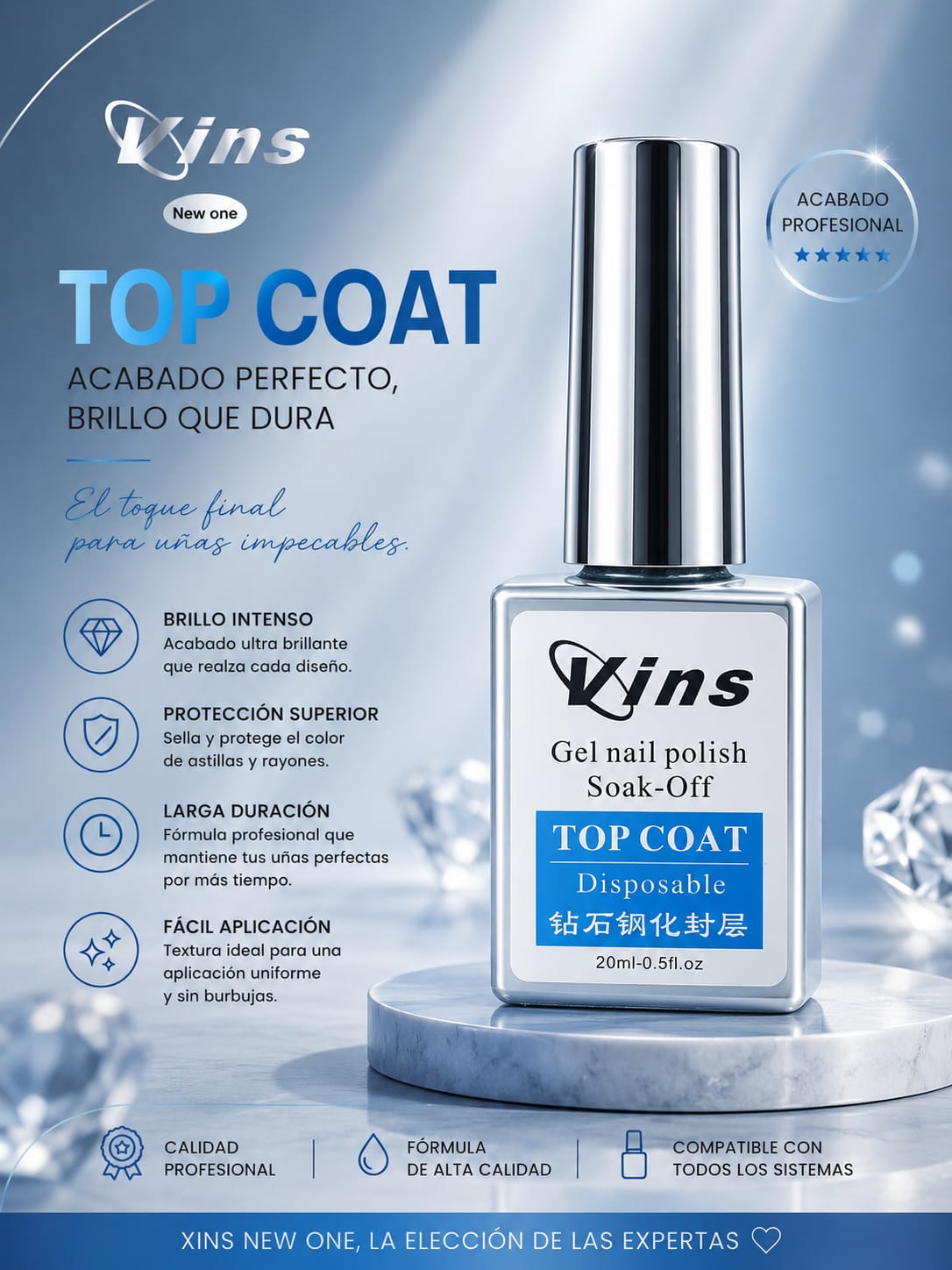 TOP COAT VINS 20ML (0.05OZ)