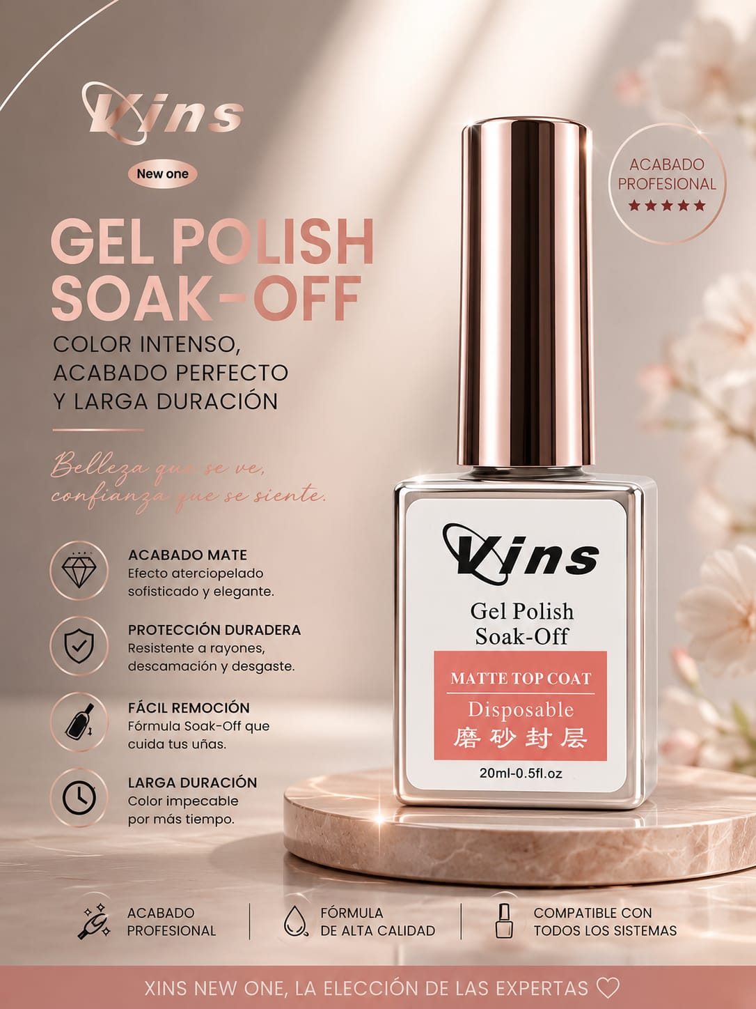 MATTE TOP COAT VINS 20ML (0.05 OZ)