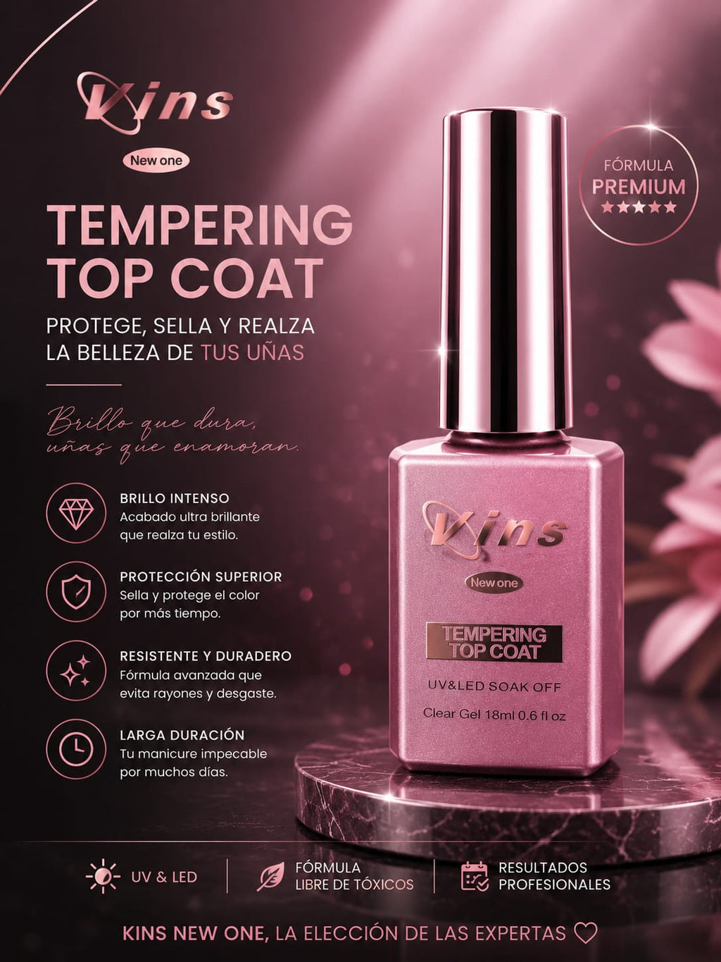 TOP COAT TEMPERADO VINS 18ML