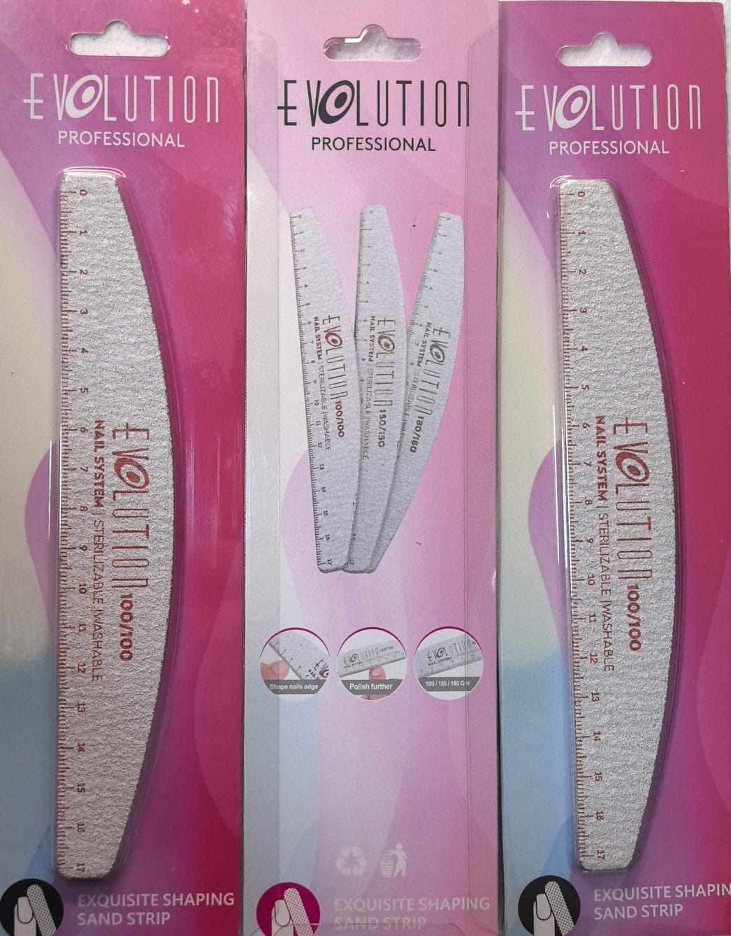 LIMA UÑAS  100/100 EVOLUTION 25UDS