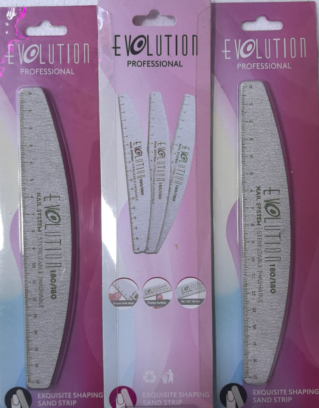 LIMA UÑAS 180/180 EVOLUTION 25UDS