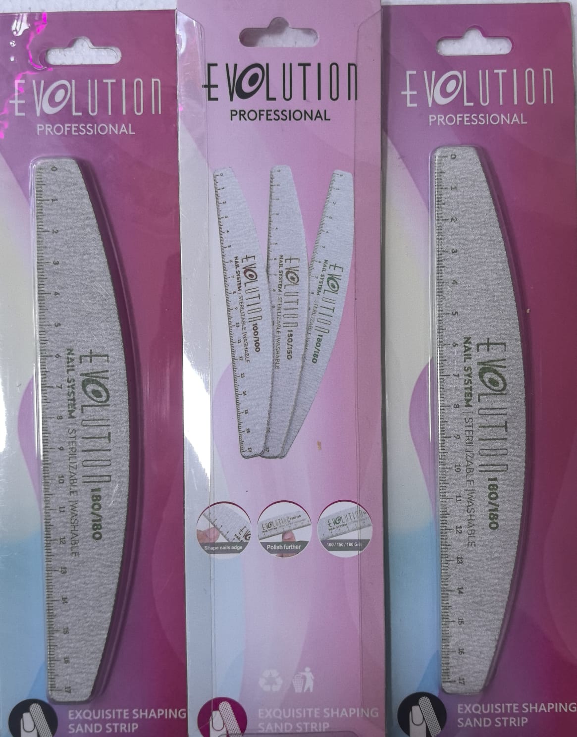 LIMA UÑAS 180/180 EVOLUTION 25UDS