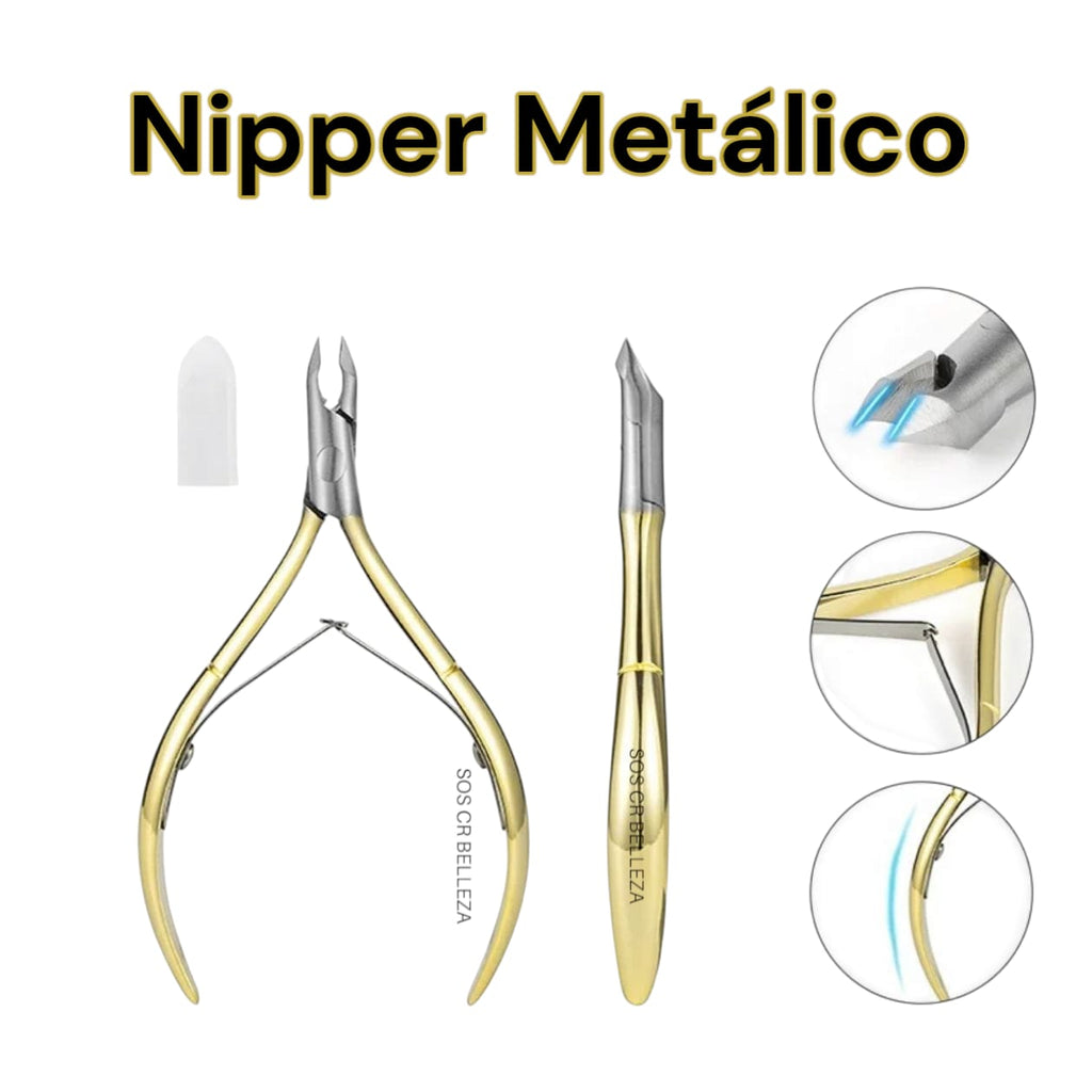 NIPPER METALICO ACERO INOXIDABLE
