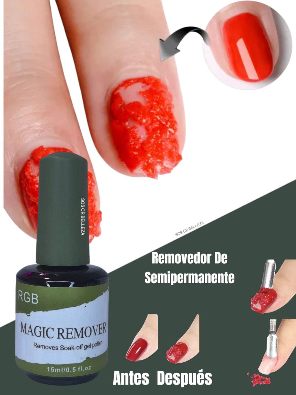 REMOVEDOR DE SEMIPERMANENTE