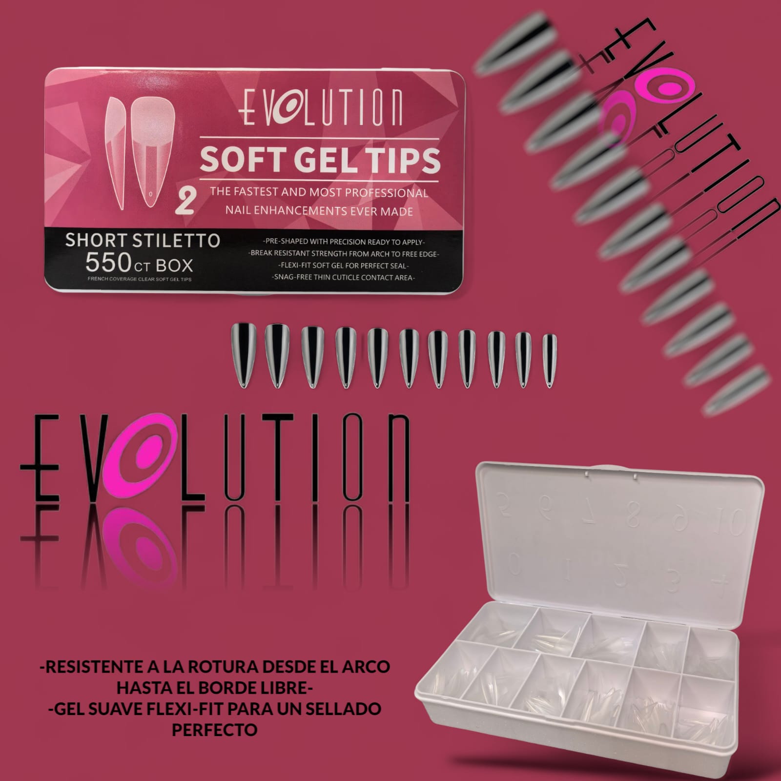 UÑAS DE GEL PEQUEÑA 550UD