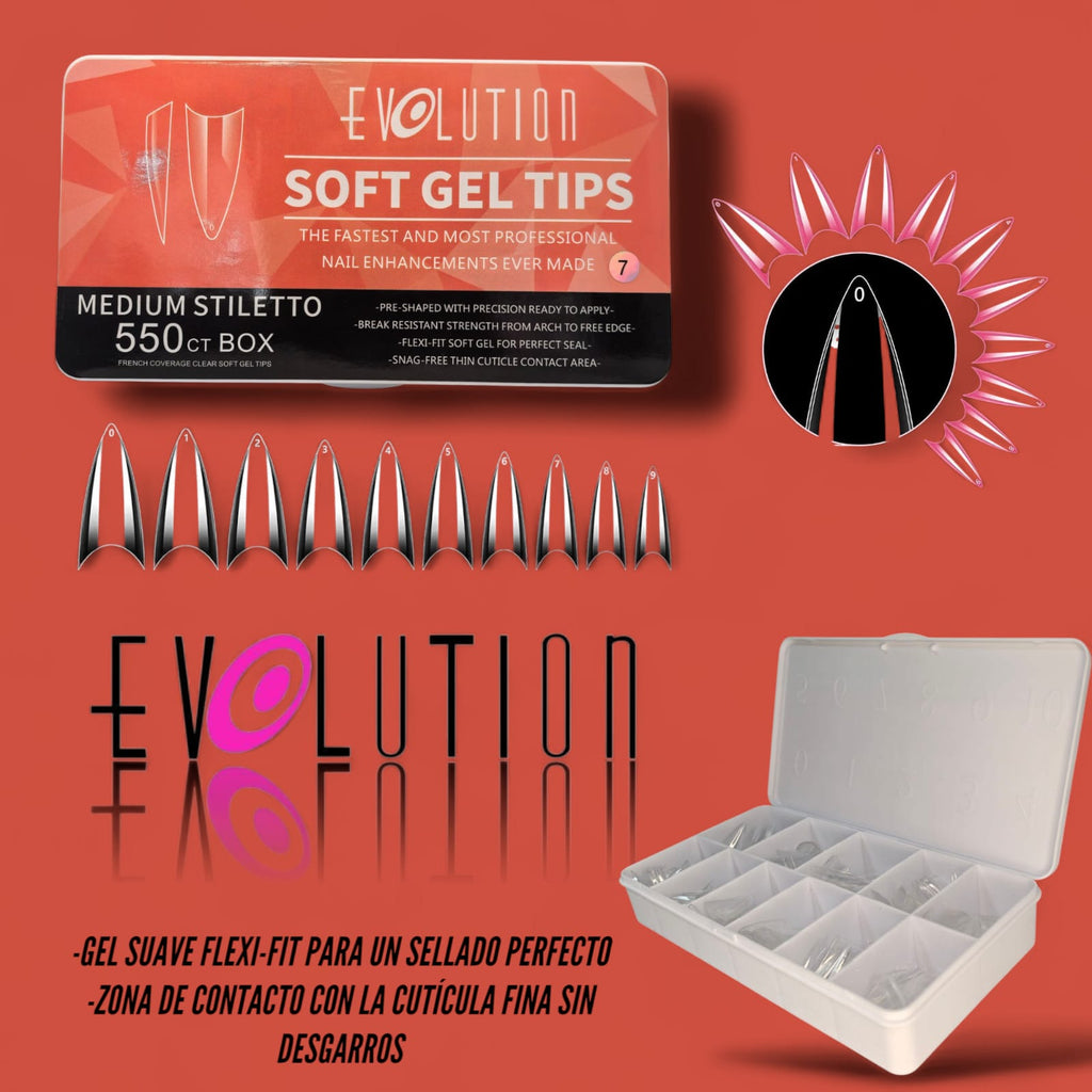 UÑAS DE GEL PUNTA STILETTO