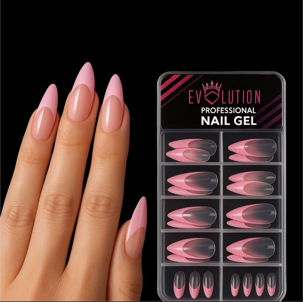 TIPS GEL X FRANCES ROSADO #2