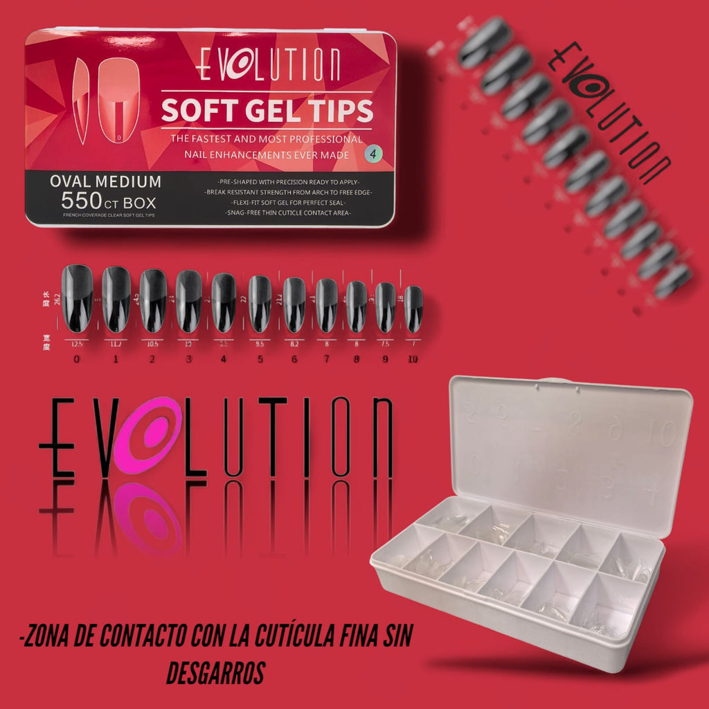 UÑAS GEL OVALADA MEDIANO 550UD