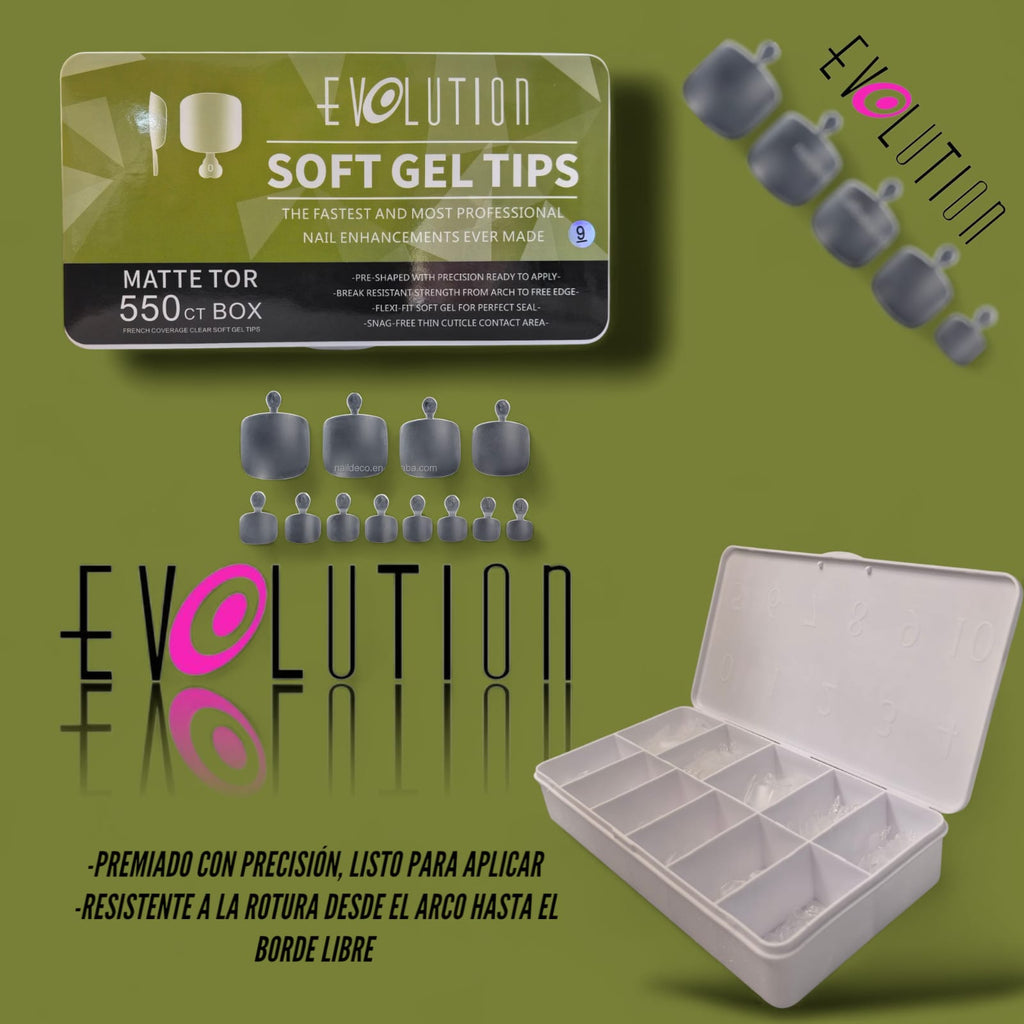 UÑAS DE GEL PARA PIES 550UD