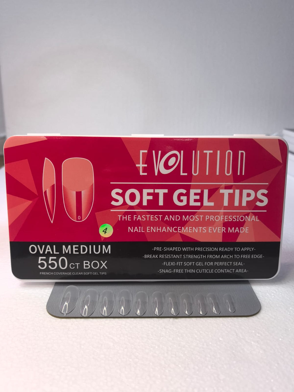 UÑAS GEL OVALADA MEDIANO 550UD