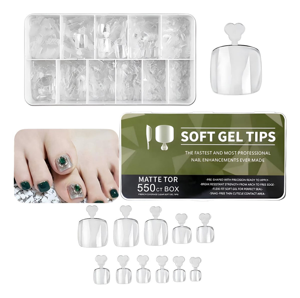 UÑAS DE GEL PARA PIES 550UD