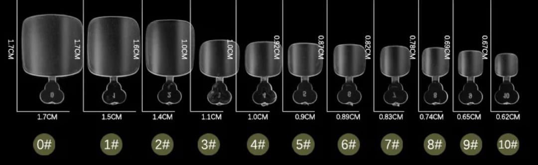 UÑAS DE GEL PARA PIES 550UD