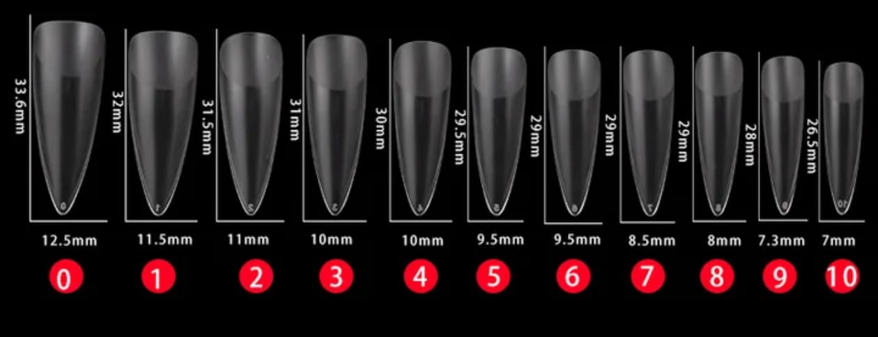 UÑAS DE GEL PEQUEÑA 550UD